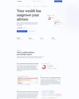 Manage — Elite Wealth Advisory Landing Page Template