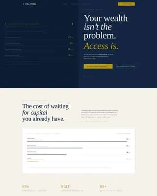 Collateral - Bespoke Private Lending Landing Page Template
