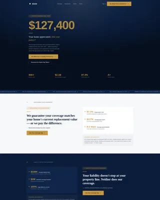 Fortify — Comprehensive Home Insurance Landing Page Template