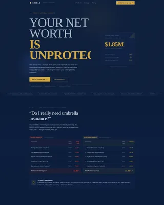 Anchor — Comprehensive Wealth Protection Landing Page Template