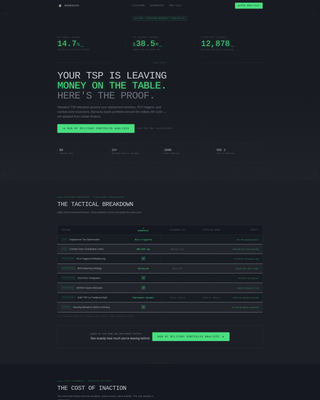 Barracks - Tactical Military Landing Page Template