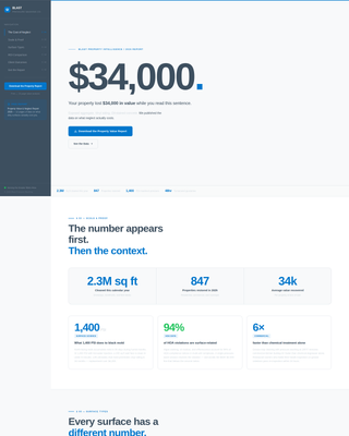 Blast - Highimpact Pressurewashing Landing Page Template