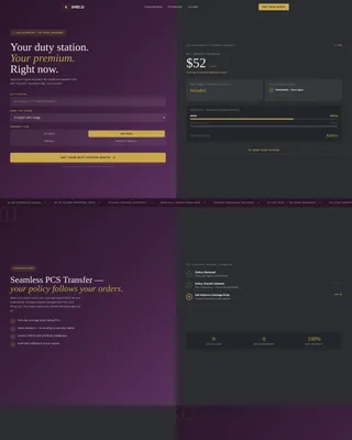Anchor — Stationed Home Insurance Landing Page Template