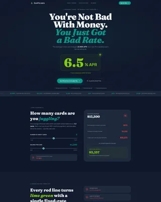 Approve — Millennial Personal Loan Landing Page Template
