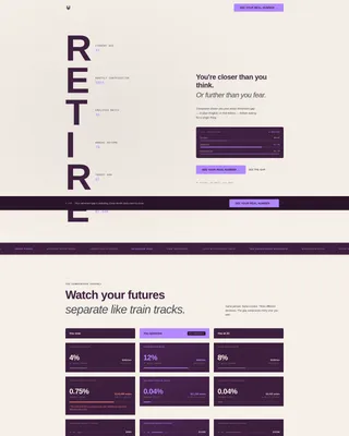 Compound - Digital Retirement Account Landing Page Template