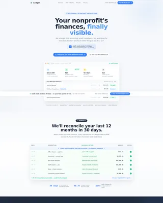 Certify — Compliant Nonprofit Books Landing Page Template