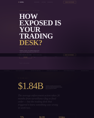 Barrel - Authoritative Energytrading Landing Page Template