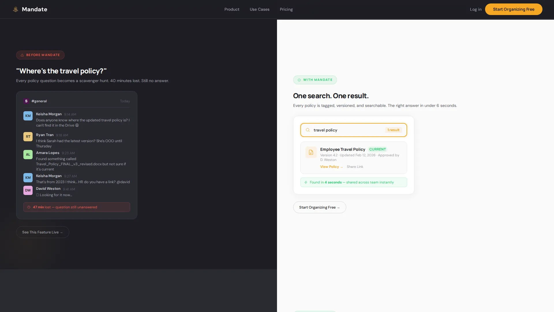 Accelerate — Agile Startup Policies Landing Page Template