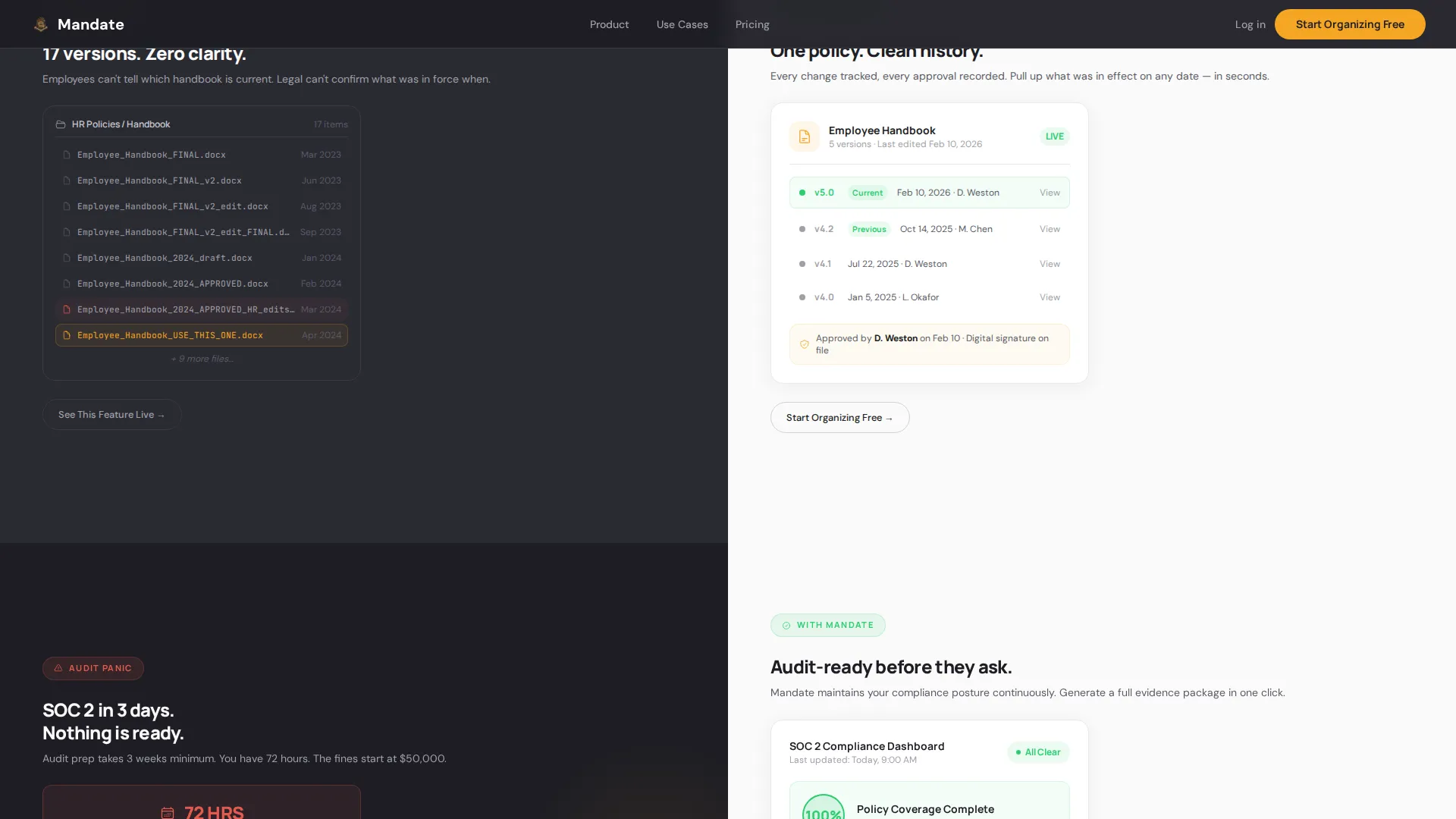 Accelerate — Agile Startup Policies Landing Page Template