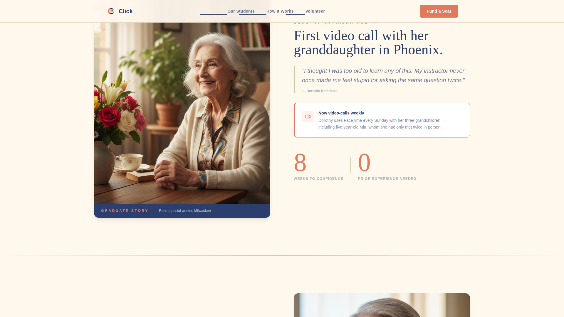 Senior Support Professional Website Template