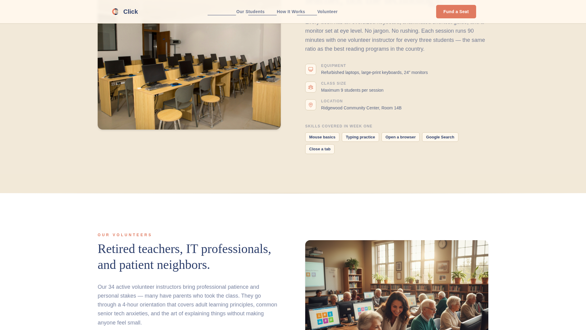 Senior Support Professional Website Template