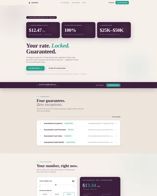 Affirm — Accessible Retiree Life Landing Page Template