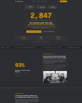Govern — Expert Compliance Evolution Landing Page Template