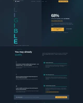 Fortify — Disability Retiree Insurance Landing Page Template
