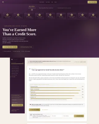 Bridge — Personal Loan Senior Landing Page Template