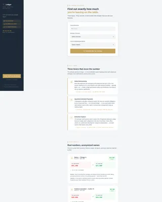 Compass — Tax Savings Accountant Landing Page Template