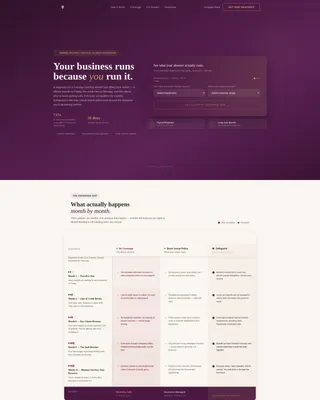 Defend — Illness Protection Executive Landing Page Template