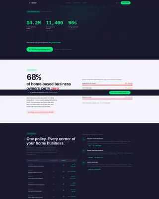 Fortify — Business Home Insurance Landing Page Template
