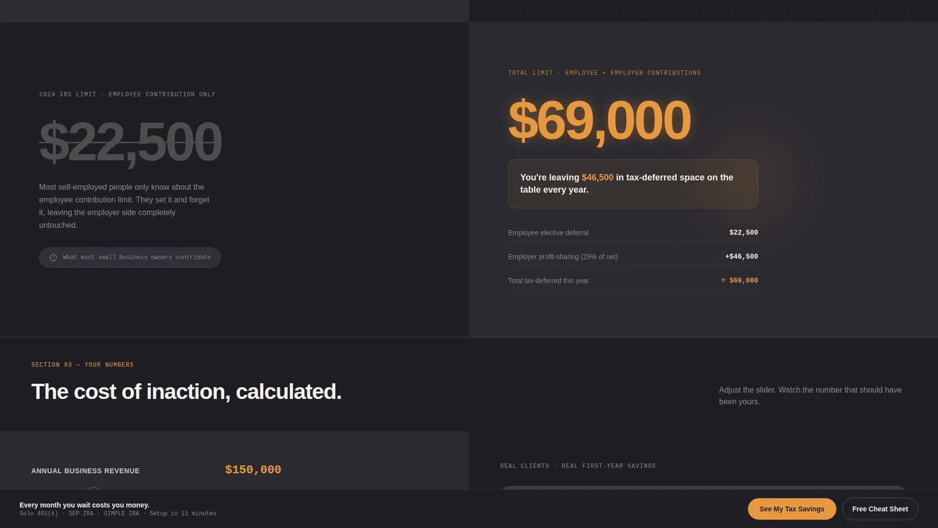 Accelerate — Scalable Startup Retirement Landing Page Template