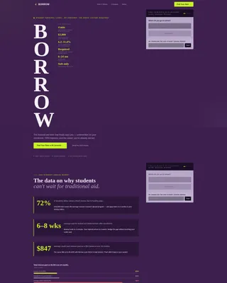 Accelerate — Student Personal Loan Landing Page Template