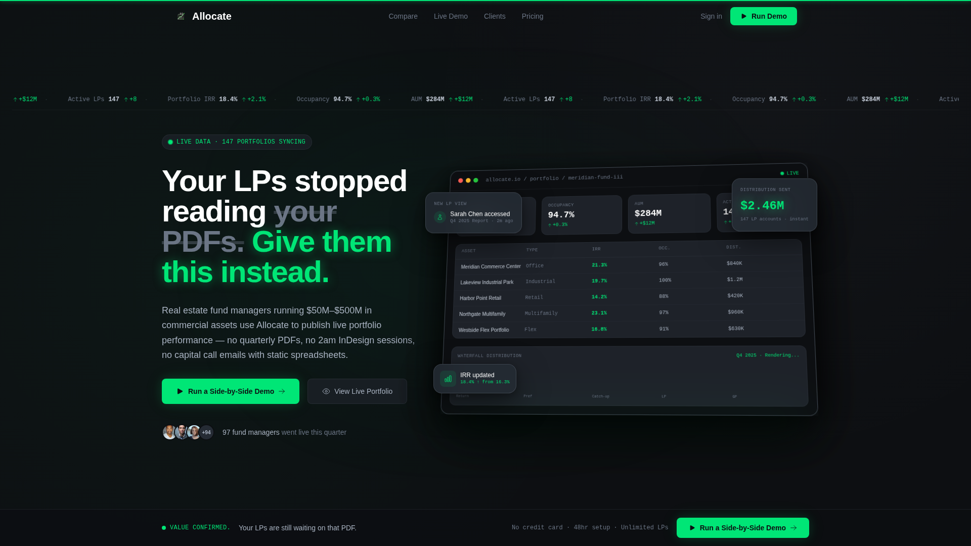 PropTech Startup Portfolio Website Template