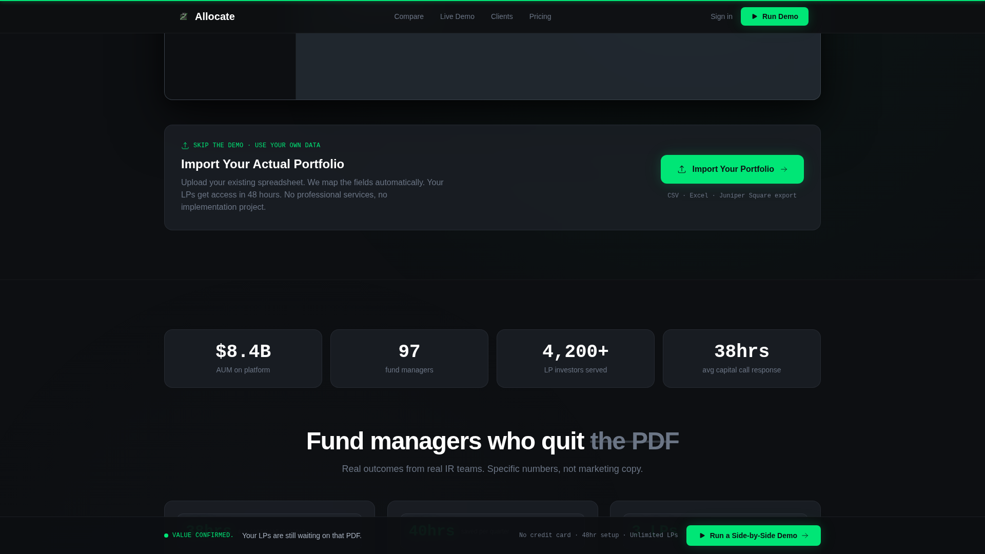 PropTech Startup Portfolio Website Template