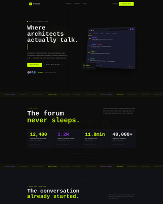 Archcrit - Dynamic Architecture Landing Page Template