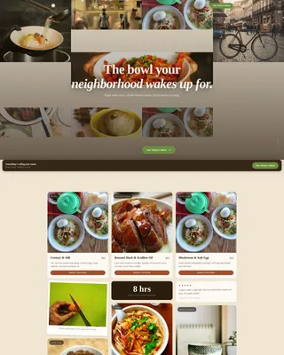 Congee — Premium Rice Shop Landing Page Template