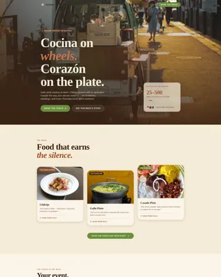Casado — Costa Rican Truck Landing Page Template