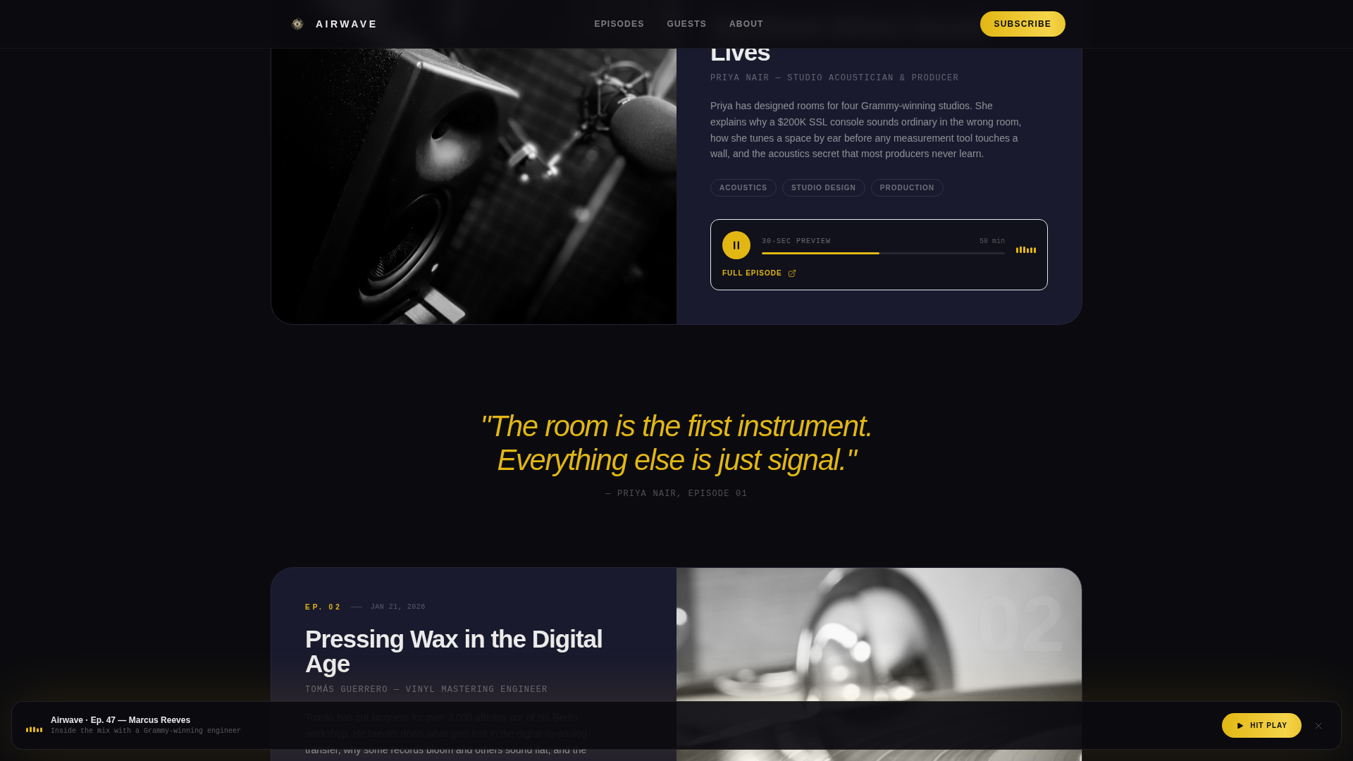 Content Creator Reviews Website Template