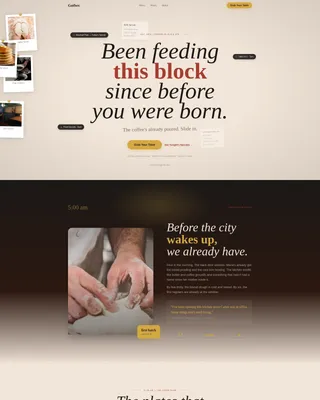 Convene — Nostalgic Family Dining Landing Page Template