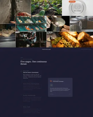 Certify — Assured Food Safety Landing Page Template