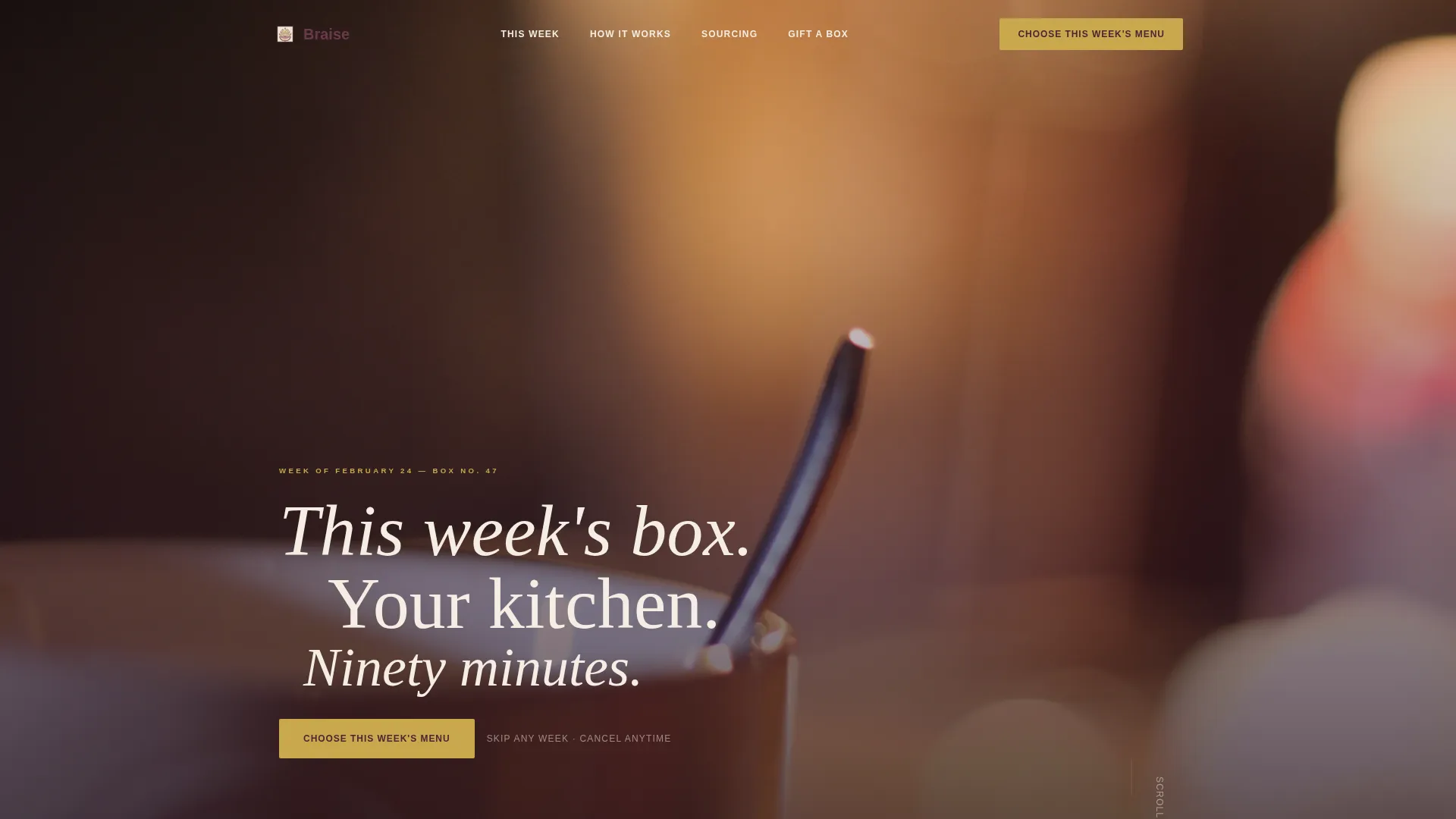 French Dining Specialist Professional Website Template