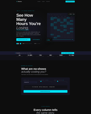 Hospitality Digital Presence Booking Website Template