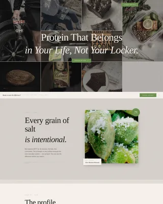 Boost — Elite Protein Snack Landing Page Template