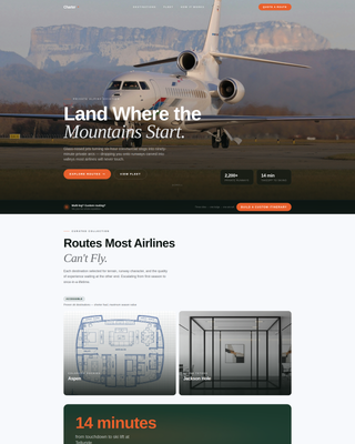Airline & Aviation Professional Website Template