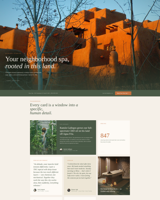 Cannabis Industry Booking Website Template
