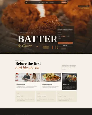 Crisp — Korean Fried Chicken Landing Page Template