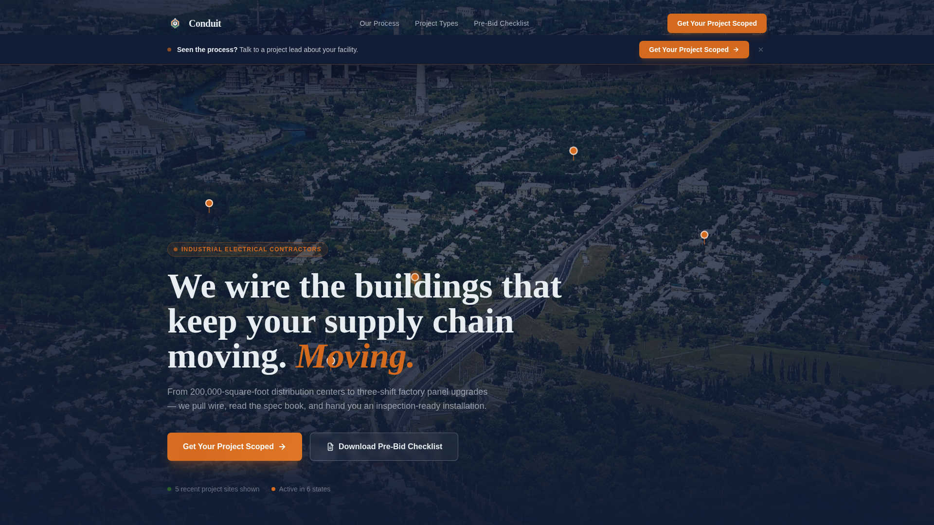 Warehouse & Factory Construction Professional Website Template