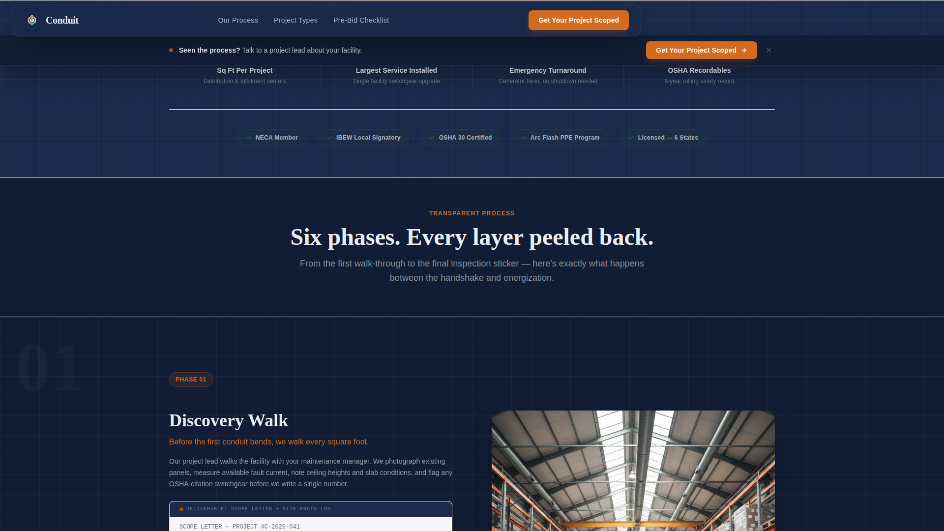 Warehouse & Factory Construction Professional Website Template