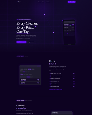 Industry Mobile Apps Specialist Booking Website Template