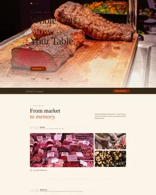 Asado - Authentic Paraguayan Catering Landing Page Template
