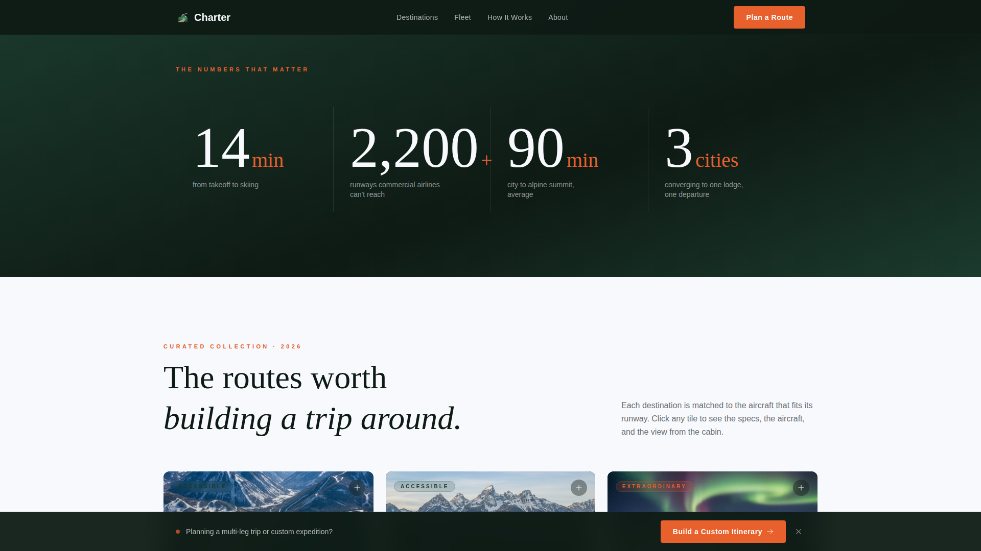 Ascend — Elite Aviation Services Landing Page Template