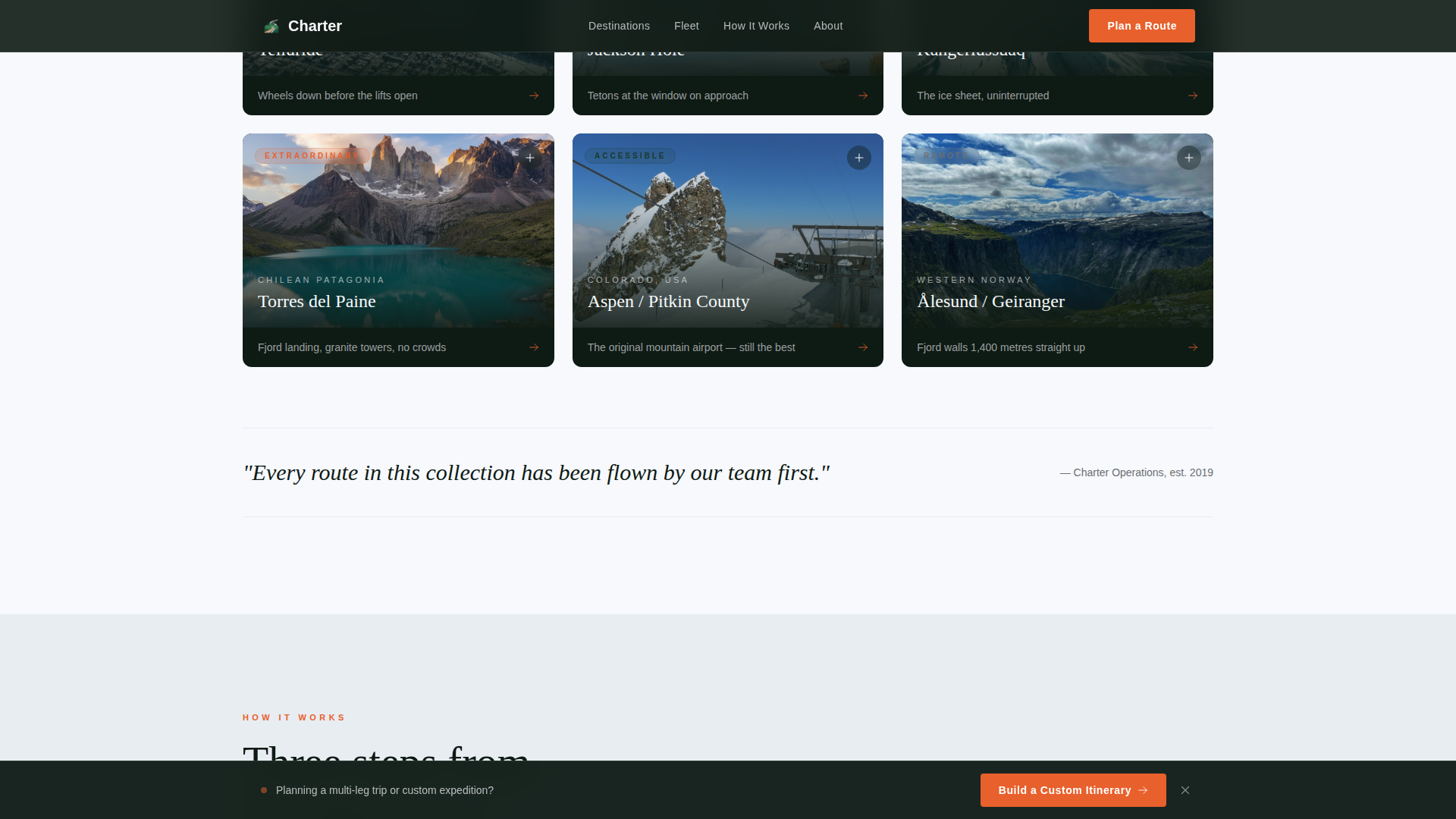 Ascend — Elite Aviation Services Landing Page Template