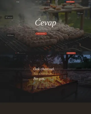 Balkan — Premium Serbian Catering Landing Page Template
