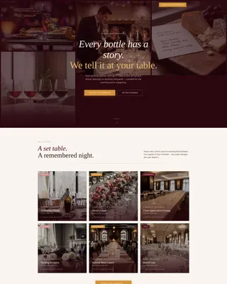 Decant — Expert Wine Tasting Landing Page Template