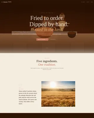 Churrera — Premium Churro Booking Landing Page Template