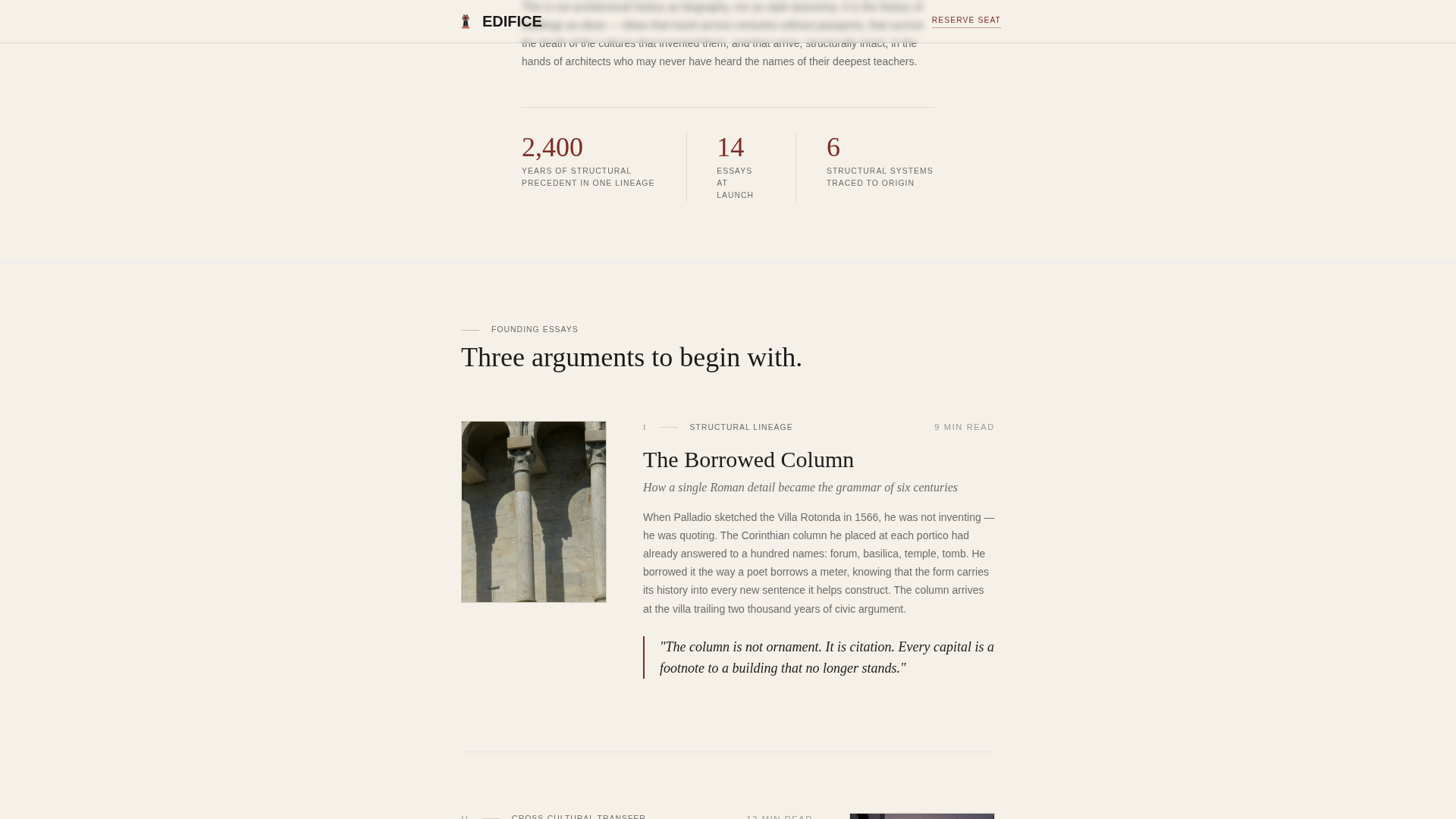 History & Culture Blog Pre-Launch Website Template