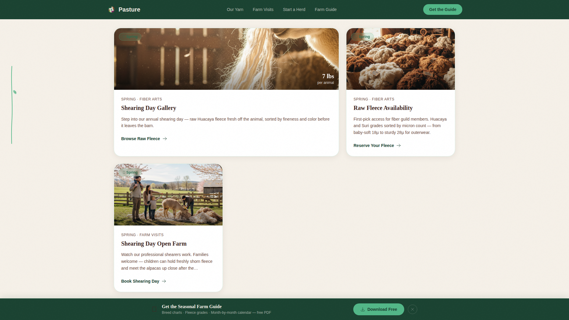 Farm & Ranch Professional Website Template