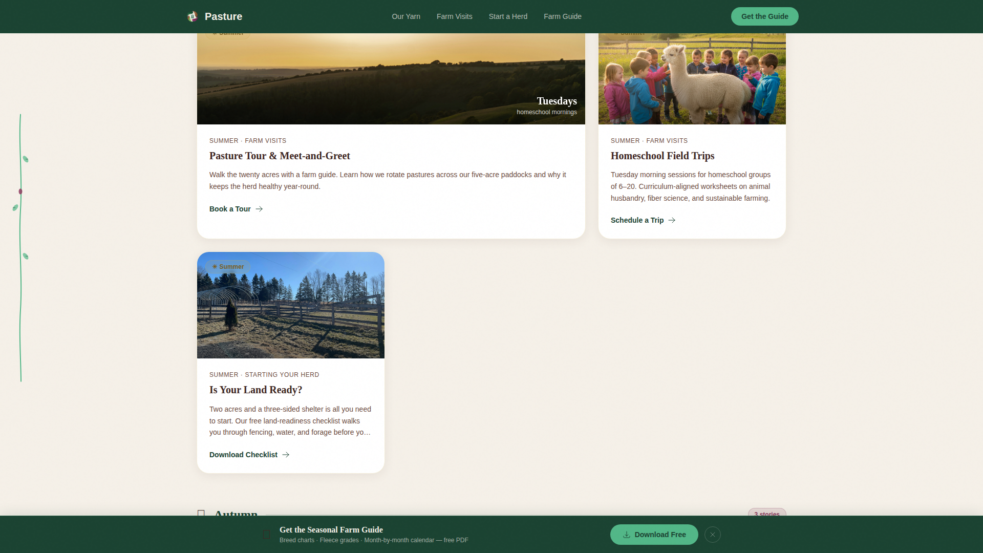 Farm & Ranch Professional Website Template